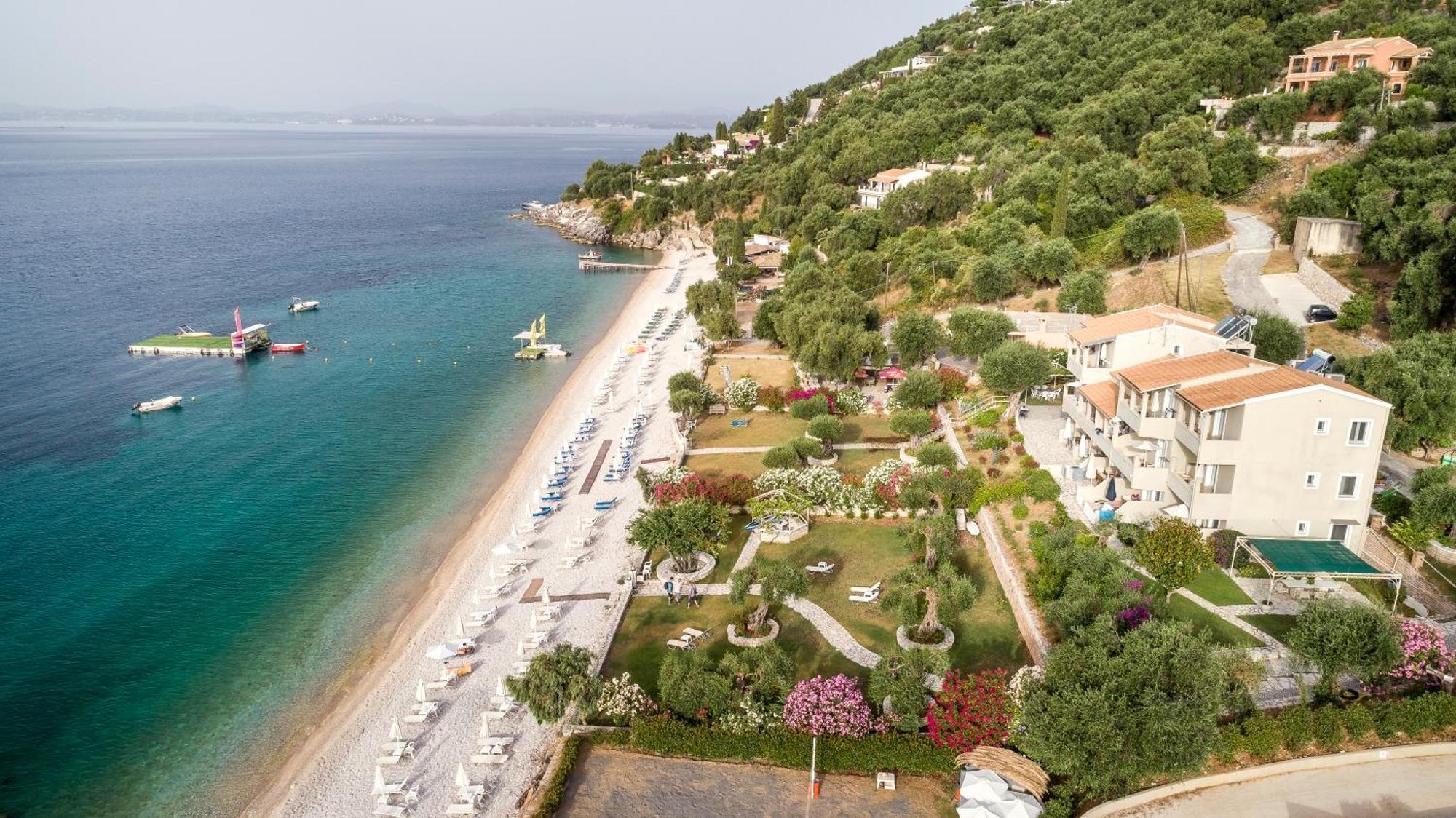 Krouzeri Beach Apartments Nisaki  Esterno foto